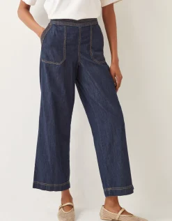 Harper Regular Wide Leg Jeans Blue