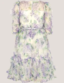Hydrangea Ruffle Party Dress Multi