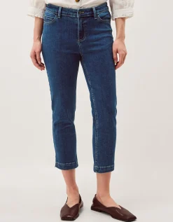 Idabella Cropped Skinny Jeans Blue