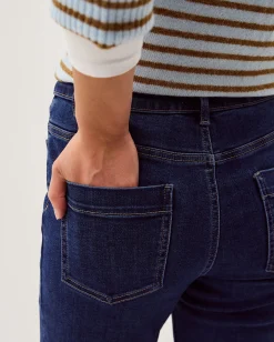 Idabella Cropped Skinny Jeans Blue