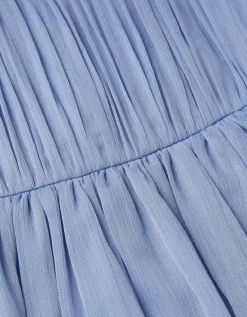 Imogen Sleeveless Chiffon Party Dress Blue