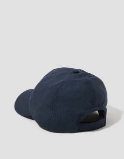 Isha Linen Baseball Cap Blue