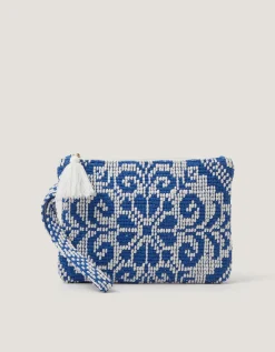 Janine Floral Tapestry Clutch Bag