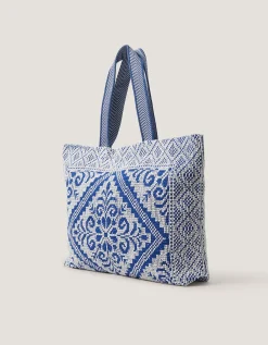 Janine Floral Tapestry Tote Bag