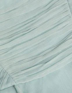 Joy Ruffle Chiffon Party Dress Green