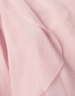 Joy Ruffle Chiffon Party Dress Pink