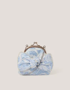 Lace Bow Bridesmaid Bag