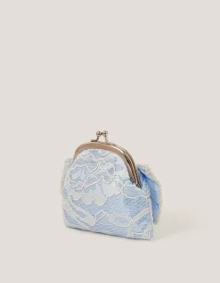 Lace Bow Bridesmaid Bag