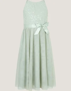 Lacey Sequin Truth Dress Green