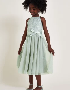 Lacey Sequin Truth Dress Green
