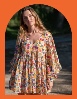 La Galeria Elefante Mediterranean Floral Blouse Multi