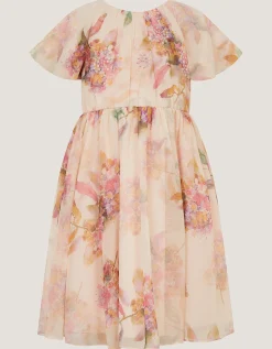 Leila Floral Sequin Party Dress Multi