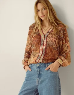 Lillian Wide Leg Jeans Blue