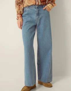Lillian Wide Leg Jeans Blue