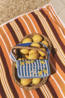 Lyra Lemon Beaded Bag