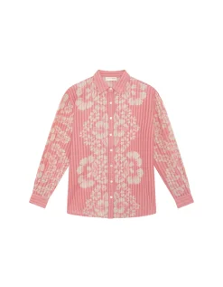 Maison Hotel Rusty Hawaiian Floral Shirt Pink