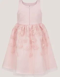 Mapel Butterfly Tulle Dress Pink