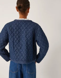Martha Denim Plait Jacket Blue