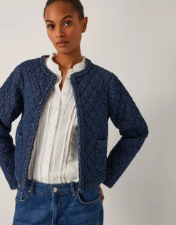 Martha Denim Plait Jacket Blue