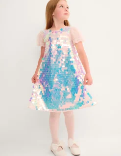 Mermaid Sequin Party Dress Multi