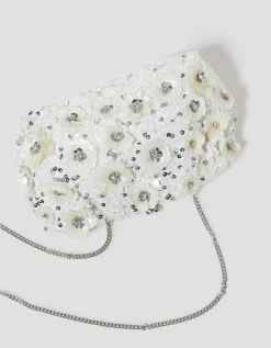 Mia Floral Embellished Clutch Bag