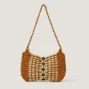 Mira Wooden Bead Shoulder Bag