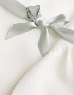 Molly Scuba Bow Bridesmaid Dress Ivory