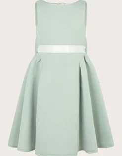 Molly Scuba Bridesmaid Dress Green