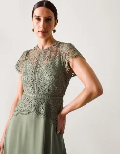 Monica Lace Bridesmaid Dress Green