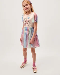 Monsoon x My Little Pony Disco Dress Pink
