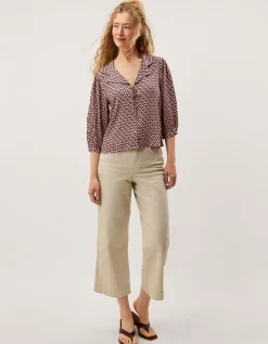 Netta Floral Print Blouse Pink