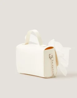 Organza Bow Bag Ivory