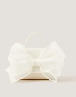Organza Bow Bag Ivory