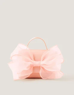 Organza Bow Bag Pink