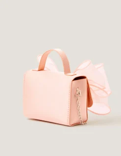 Organza Bow Bag Pink