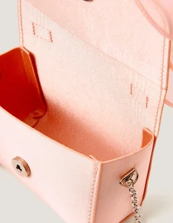 Organza Bow Bag Pink