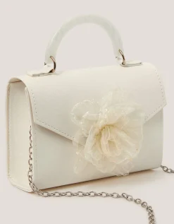 Organza Flower Glitter Bag