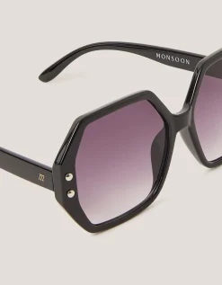 Oversized Hexagonal Sunglasses