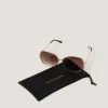 Oversized Metal Sunglasses