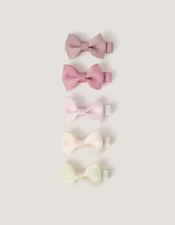 5-Pack Ballet Bow Hair Clips