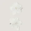 2-Pack Beaded Flower Hair Clips