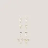 4-Pack Bow & Pearl Clip On Earrings