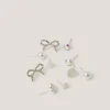 5-Pack Bow & Pearl Stud Earrings