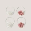4-Pack Corsage Hair Bands