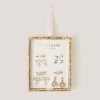 8-Pack Jewel Butterfly Earrings & Rings