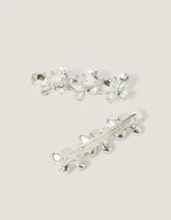 2-Pack Jewel Butterfly Hair Clips