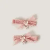 2-Pack Lace Bow Hair Clips
