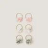 6-Pack Mini Flower Hairbands