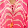 Paloma Palm Print Midi Kaftan