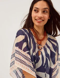 Paloma Print Mini Kaftan